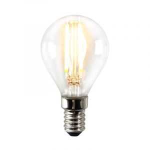 Dimmable E14 ampoule LED, P45, 3w, verre transparent, 2700k