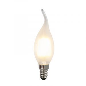 Dimmable E14 ampoule bougie LED, 3w, verre blanc, 2700k