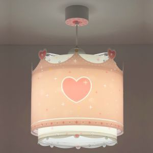 Suspension pour enfants en plastique rose, Queen