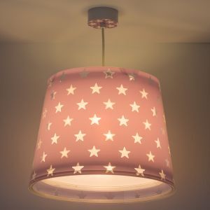 Suspension pour enfants en plastique violette, Stars