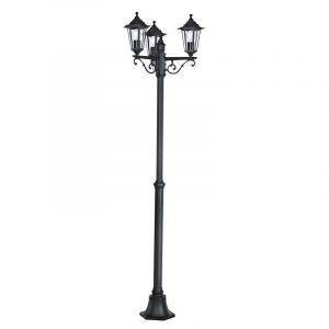 Luminaire extérieur noir en aluminium, Alieke, IP44