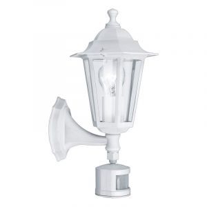 Applique extérieur avec détecteur de mouvement blanche en aluminium, Alieke, IP44