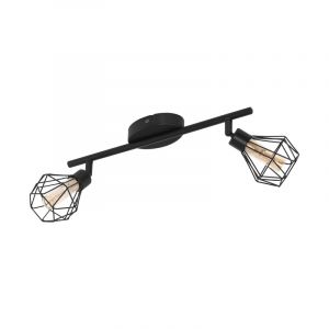 Spot plafond noir en acier, Zinedine