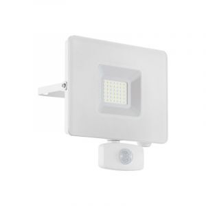 Applique extérieur avec détecteur de mouvement blanche en aluminium, Joey, IP44
