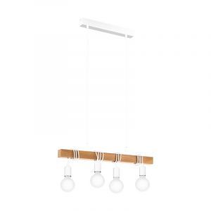 Suspension en bois blanche, Anton