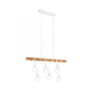 Suspension en bois blanche, Anton