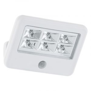 Applique extérieur avec détecteur de mouvement blanche en plastique, Patricia, 0,5W, 4000K LED, IP54