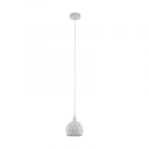 Suspension blanche en acier, Silva