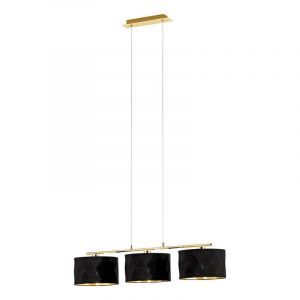 Suspension noire en tissu, Wessel