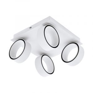 Spot de plafond chromé Gabi, Aluminium, moderne, 5W 3000K (Blanc chaud) LED intégrée