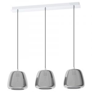Suspension chromée en verre, Gauke