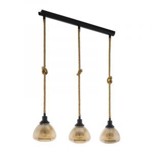 Suspension noire en acier, Simeon