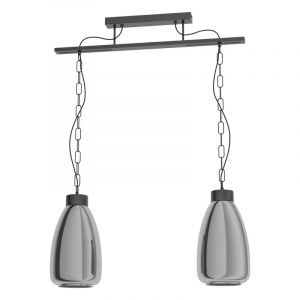 Suspension noire en verre, Annefleur