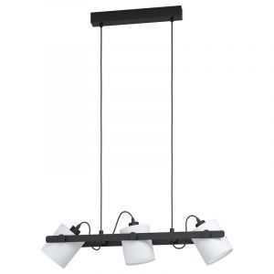 Suspension en bois noire, Kaspar