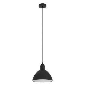 Suspension noire en aluminium, Nuno