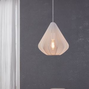 Suspension blanche en acier, Agnese