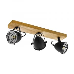 Spot plafond en bois marron, Pasquale