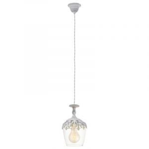 Suspension blanche en verre, Fredda