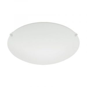 Lampe plafond blanche en verre, Bada