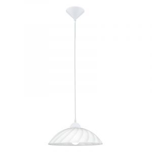 Suspension blanche en verre, Kaj
