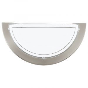 Applique murale nickel en verre, Agena