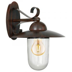 Luminaire extérieur marronne en verre, Dalisha, IP44