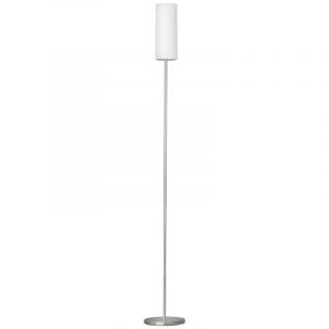 Lampadaire nickel en verre, Ciuda, avec interrupteur