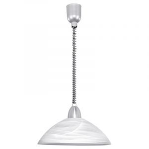 Suspension blanche en verre, Brandon
