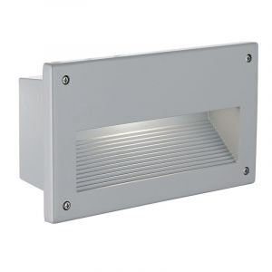 Applique d'extérieur encastrable blanche en aluminium, Anke, IP44