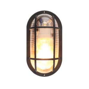 Luminaire extérieur noire en verre, Eva Lynn, IP44