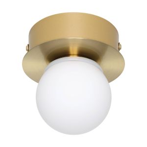 Plafonnier doré en acier, Escha, 3,3W, 3000K LED