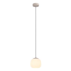 Suspension taupe en verre, Claudia