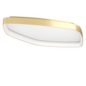 Lampe plafond dorée en aluminium, Samson, 25,2W, 3000K LED