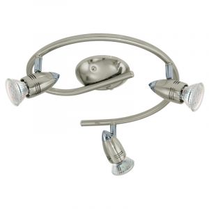 Spot plafond chromé en acier, Elwin