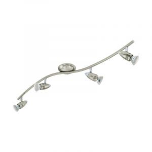 Spot plafond chromé en acier, Elwin