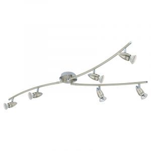 Spot plafond chromé en acier, Elwin