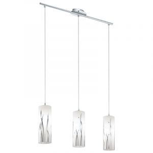 Suspension chromée en verre, Ilyas