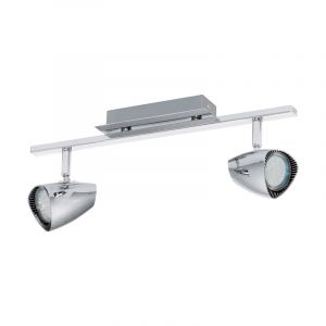 Spot plafond chromé en plastique, Akke