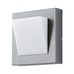 Luminaire extérieur argentée en plastique, Mell, 4W, 3000K LED, IP44