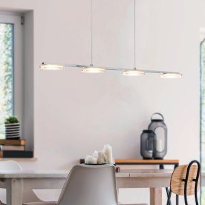 Suspension chromée en plastique, Pace, 5W, 3000K LED