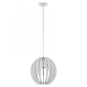 Suspension blanche en bois, Bergama