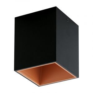 Lampe plafond dorée en aluminium, Dahne, 3W, 3000K LED
