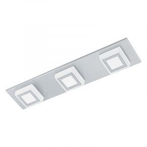 Lampe plafond argentée en plastique, Elsien, 3W, 3000K LED