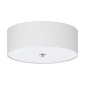 Plafonnier blanc en tissu, Abano