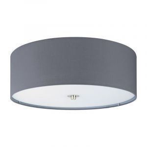 Plafonnier gris en tissu, Abano