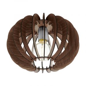 Plafonnier marron en bois, Kiran