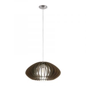 Suspension marronne en bois, Bergama
