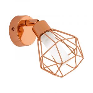 Spot plafond cuivre en acier, Zinedine