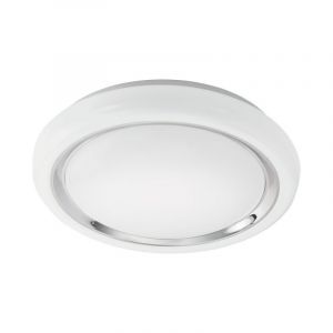 Plafonnier blanc en plastique, Carmela, 18W, 3000K LED