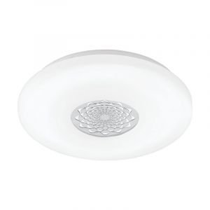 Plafonnier blanc en plastique, Carmela, 24W, 3000K LED